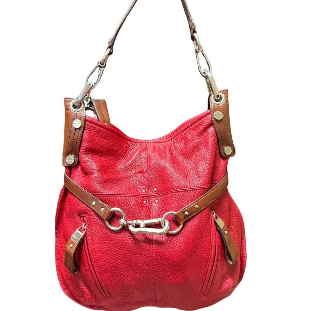 B Makowski Red Bag